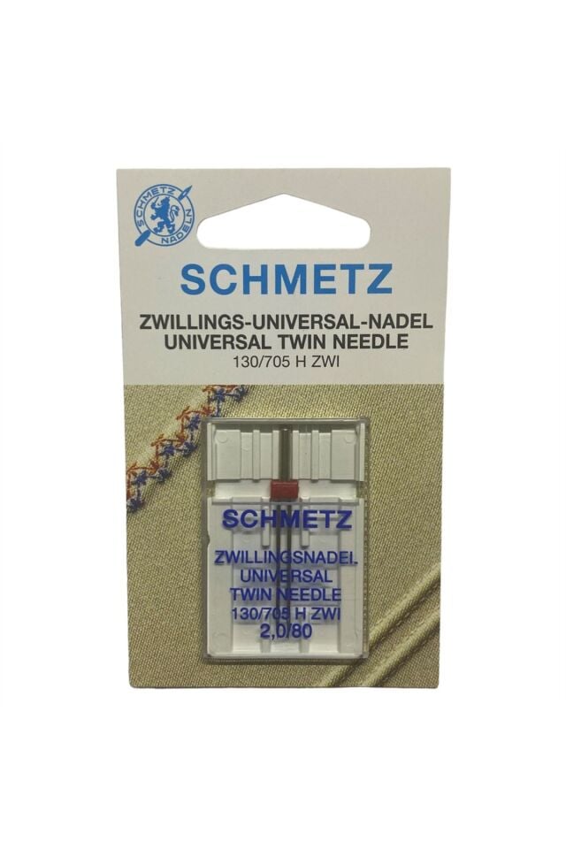 SCHMETZ Dikiş Makinesi Çiftli Dikiş Iğnesi (130/705 H Zwı 2.0/80)
